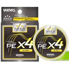 Шнур Varivas Super Trout Area PE X4 75м 0.071мм #0.175 Neo Yellow