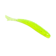 Силикон Bait Breath U30 Fish Tail Ringer 2" #Ur27 Chartreuse/Silver
