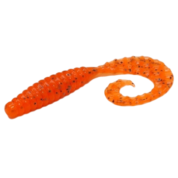 Силікон Bait Breath Curly Grub 2.5" #Ur20 Orange/Seed
