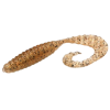 Силикон Bait Breath Curly Grub 3.5" #Ur25 Clear/Gold Orange Seed