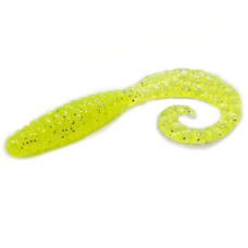Силикон Bait Breath Curly Grub 3.5" #Ur27 Chartreuse/Silver