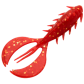 Силикон Bait Breath SL-Remix Chiby SP 2.4" #S117 Red/Gold