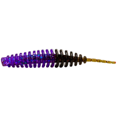 Силикон FishUp Tanta 2" #242 Dark Violet/Pumpkin Brown