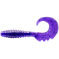 Силикон FishUp Fancy Grub 1" #060 Dark Violet/Peacock&Silver