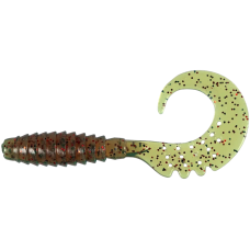 Силикон FishUp Fancy Grub 2" #019 Motor Oil/Red