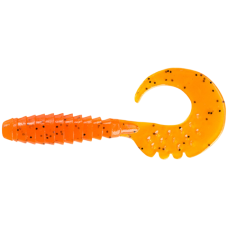 Силікон FishUp Fancy Grub 2" #049 Orange Pumpkin/Black