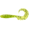 Силикон FishUp Fancy Grub 2.5" #055 Chartreuse/Black