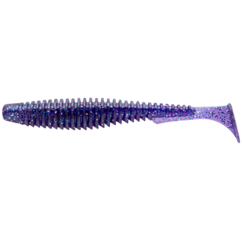 Силикон FishUp U-Shad 2" #060 Dark Violet/Peacock&Silver