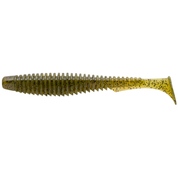 Силикон FishUp U-Shad 4" #074 Green Pumpkin Seed