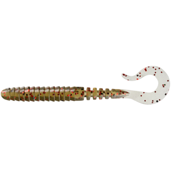 Силікон FishUp Vipo 2.8" #045 Green Pumpkin/Red&Black