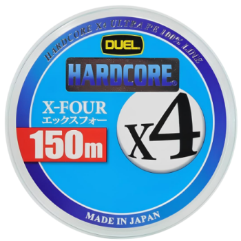 Шнур Duel Hardcore X4 150м 0.13мм #0.6 Milky Green