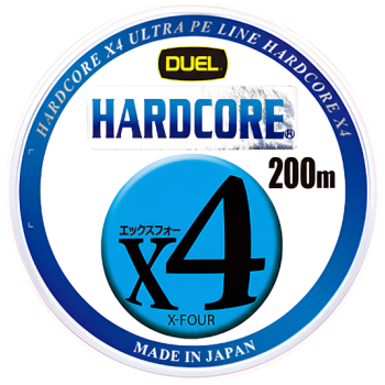 Шнур Duel Hardcore X4 200м 0.19мм #1.2 5CYM