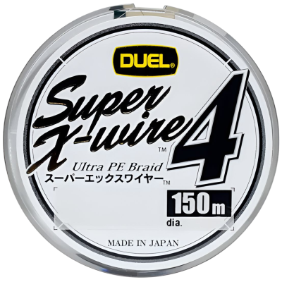 Шнур Duel Super X-Wire 4 150м 0.21мм #1.5 Silver