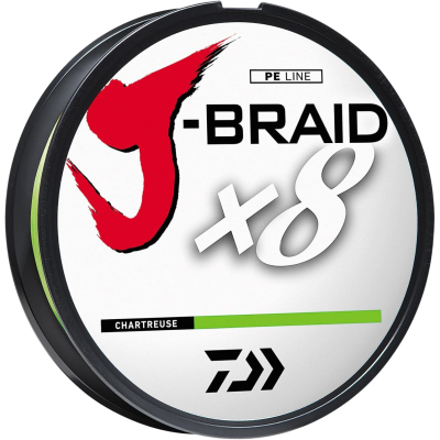 Шнур Daiwa J-Braid X8 150м 0.10мм #0.8 Chartreuse