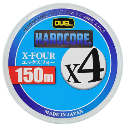 Шнур Duel Hardcore X4 150м 0.15мм #0.8 Milky Green