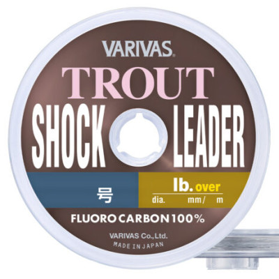 Флюорокарбон Varivas Trout Shock Leader Fluoro 30м 0.165мм