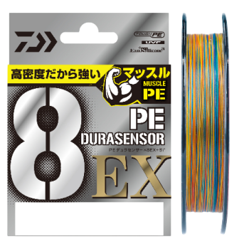 Шнур Daiwa PE Dura Sensor X8EX 150м 0.18мм #1.2 5Colors