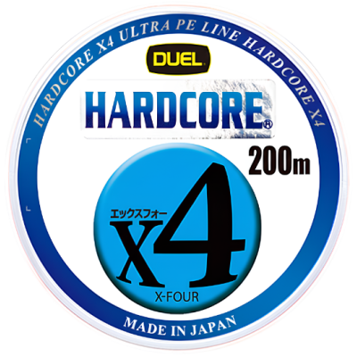 Шнур Duel Hardcore X4 200м 0.20мм #1.5 5CYM