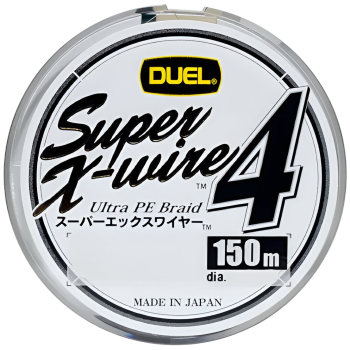 Шнур Duel Super X-Wire 4 150м 0.15мм #0.8 Silver