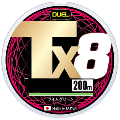 Шнур Duel Tx8 200м 0.19мм #1.2 Light Green