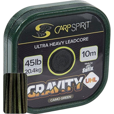 Лидкор Carp Spirit Gravity UHL Ultra Heavy 10м 0.36мм Camo Green