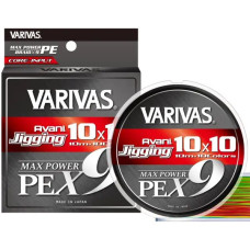 Шнур Varivas Avani Jigging Max Power X9 400м 0.33мм #4 Multicolor
