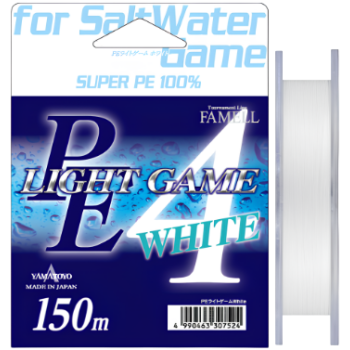 Шнур Yamatoyo Light Game PE 150м 0.11мм #0.5 White