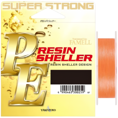 Шнур Yamatoyo PE Resin Sheller 150м 0.12мм #0.6 Orange