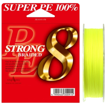 Шнур Yamatoyo PE Strong 8 150м 0.20мм #1.5 Yellow