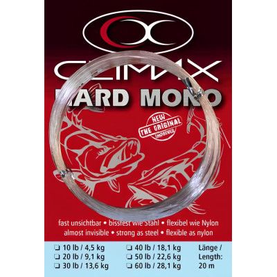 Повідцевий матеріал Climax Hard Mono 20м 0.90мм