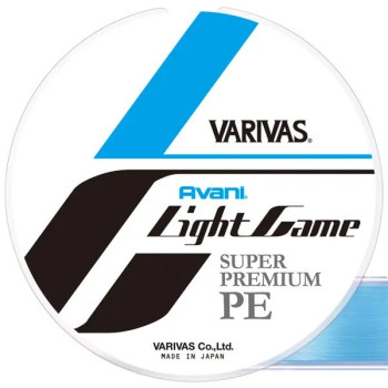 Шнур Varivas Light Game X4 100м 0.09мм #0.3 Natural Blue