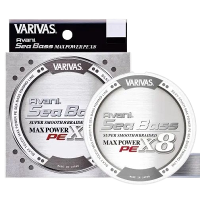 Шнур Varivas Avani Seabass Max Power PE X8 200м 0.20мм #1.5 Stealth Gray