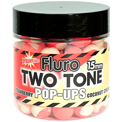 Поп-ап Dynamite Baits Fluro Two Tone Strawberry & Coconut Cream 15мм