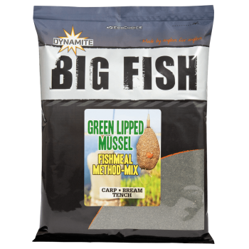 Прикормка Dynamite Baits Big Fish Method Mix 1.8кг Green Lipped Mussel