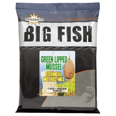 Прикормка Dynamite Baits Big Fish Method Mix 1.8кг Green Lipped Mussel