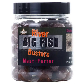 Бойли Dynamite Baits Big Fish River Meat Furter Busters 14х12мм 0.12кг