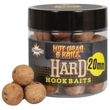 Бойлы Dynamite Baits Hard Hookbaits Hot Crab & Krill 20мм