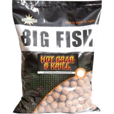 Бойлы Dynamite Baits Big Fish Hot Crab & Krill Boilies 20мм 1.8кг