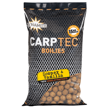 Бойлы Dynamite Baits Carptec Scopex & Vanilla 15мм 0.3кг
