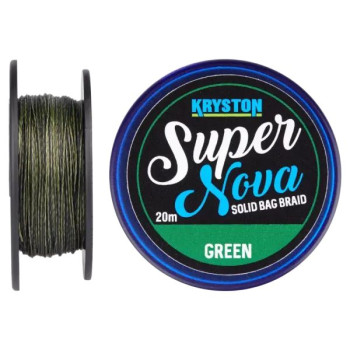 Повідцевий матеріал Kryston Super Nova Solid Bag Supple Braid 20м 11.3кг Weed Green