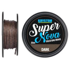 Повідцевий матеріал Kryston Super Nova Solid Bag Supple Braid 20м 11.3кг Dark Silt