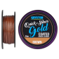 Шок-лідер Kryston Quicksilver Gold Shock Leader Coated Hooklink 20м 11.3кг Gravel Brown