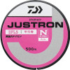 Волосінь Daiwa Justron 500м 0.33мм Pink