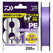 Шнур Daiwa UVF PE Dura Heavy 8+1+Si2 200м 0.20мм #1.5 Light Purple