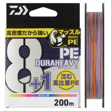 Шнур Daiwa UVF PE Dura Heavy 8+1+Si2 200м 0.18мм #1.2 5 Colors