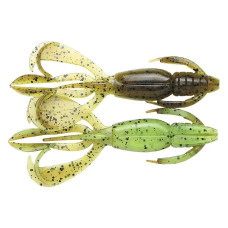 Силикон Keitech Crazy Flapper 3,6", 401 Green Pumpkin/Chartreuse