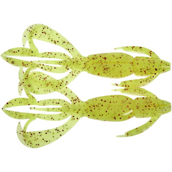 Силикон Keitech Crazy Flapper 4,4", PAL01 Chartreuse Red Flake