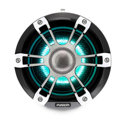 Морские колонки Fusion серии Signature 3 Wake Tower с CRGBW 8.8" Grey Chorme