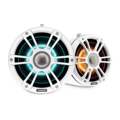 Морские колонки Fusion серии Signature 3 Wake Tower с CRGBW 8.8" Grey Chorme