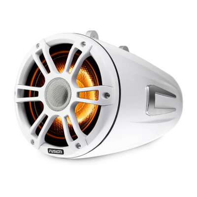 Морские колонки Fusion серии Signature 3 Wake Tower с CRGBW 8.8" Grey Chorme